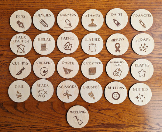 Craft Room Labels