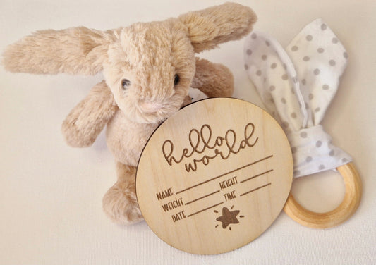 Hello World Written Birth Disc