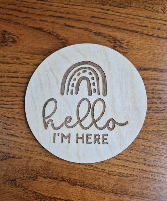 Hello I'm Here Birth Disc