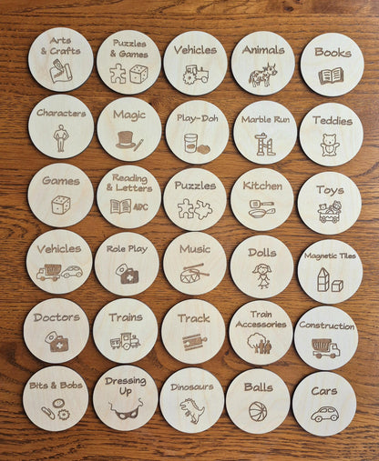 Toy Box Labels