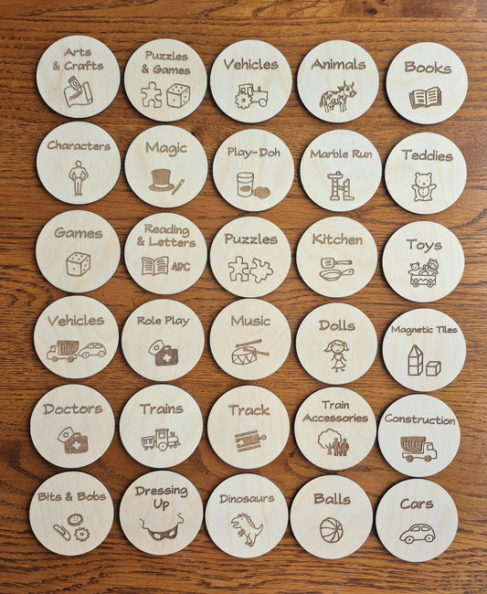 Toy Box Labels