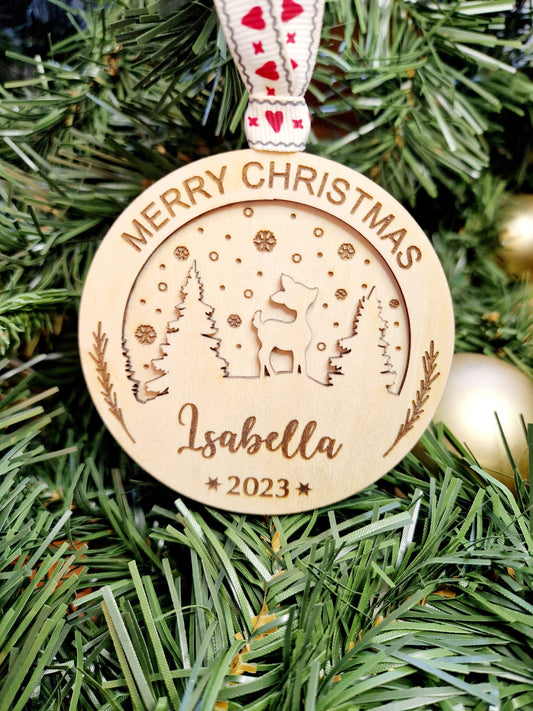 Baby Reindeer Bauble