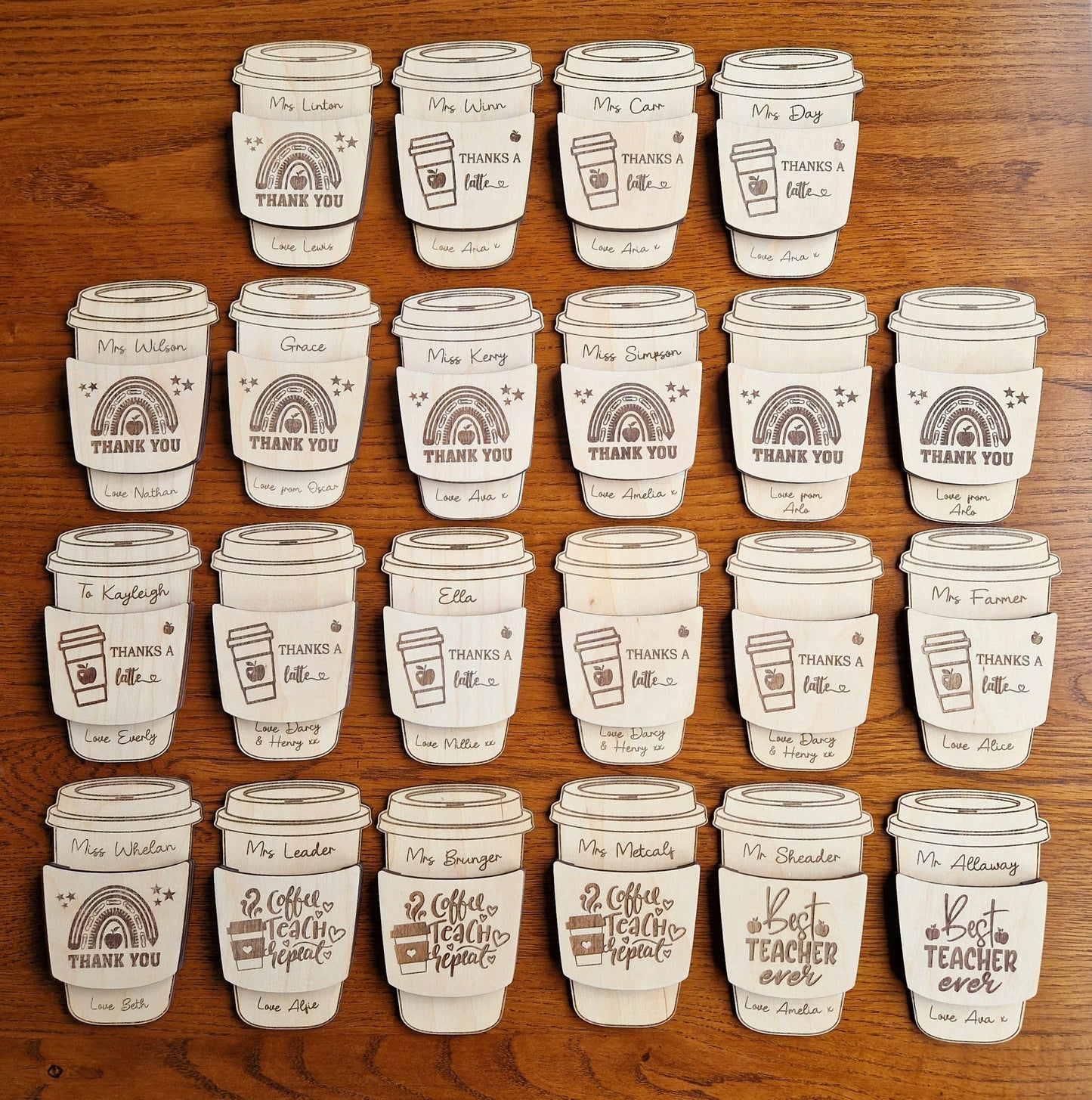 Coffee Cup Gift Card Holder