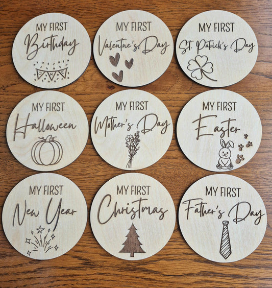 Baby Holiday First Milestones