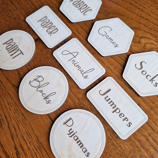 Storage Organisation Labels