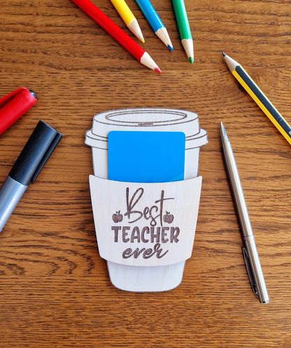 Coffee Cup Gift Card Holder
