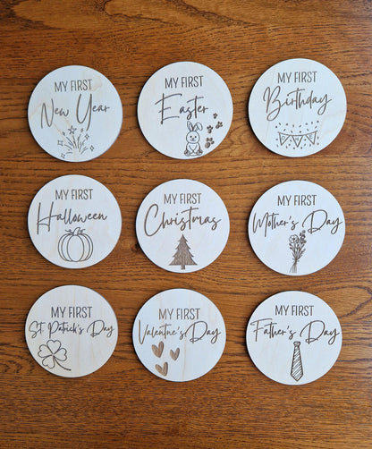 Baby Holiday First Milestones