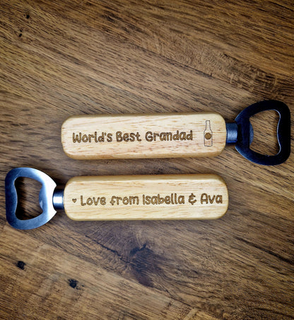 Wooden Bottle Opener
