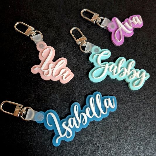 Name School Bag Tag