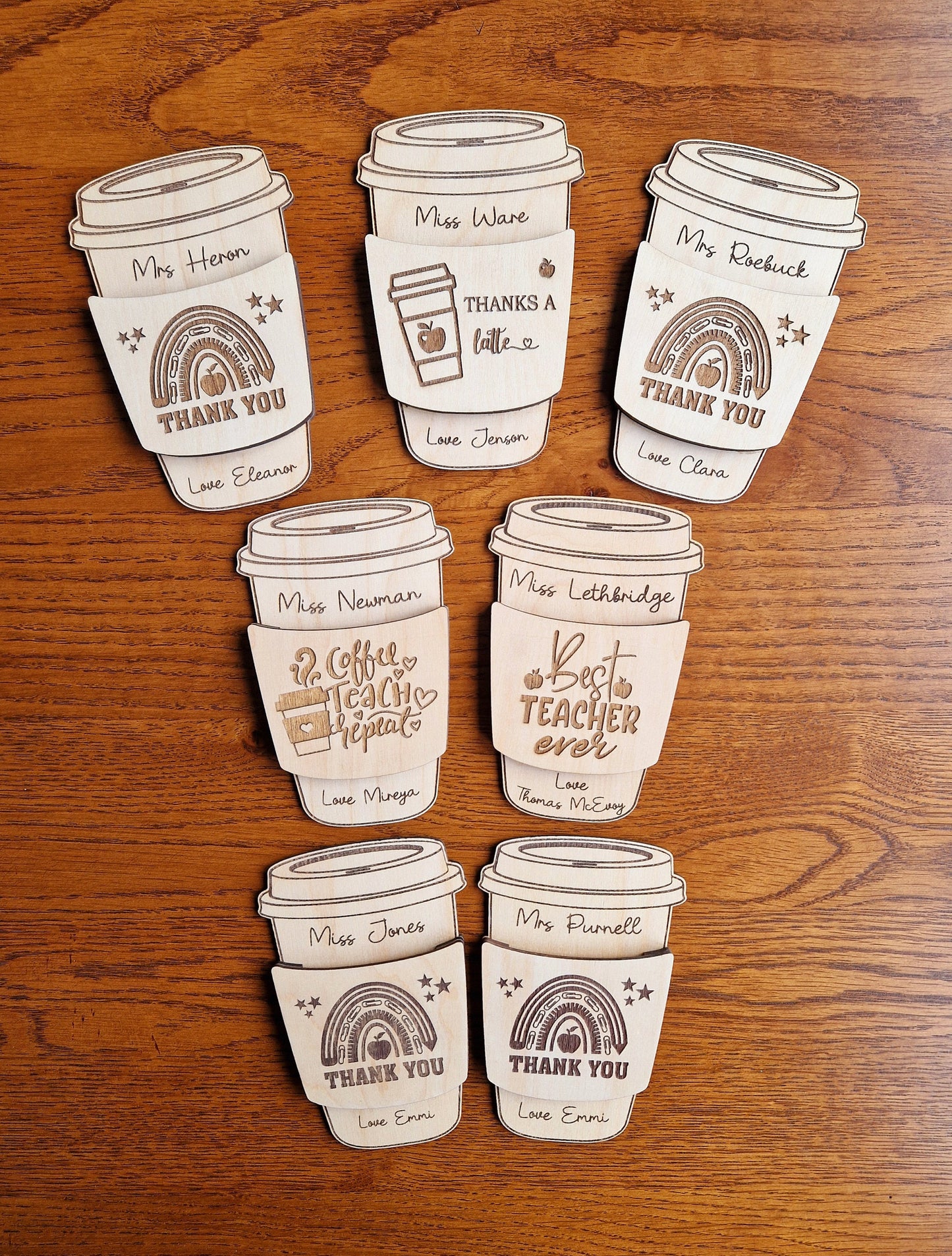 Coffee Cup Gift Card Holder