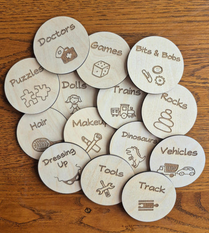 Toy Box Labels