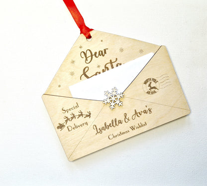 Letter To Santa Tree Decoration