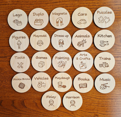 Toy Box Labels