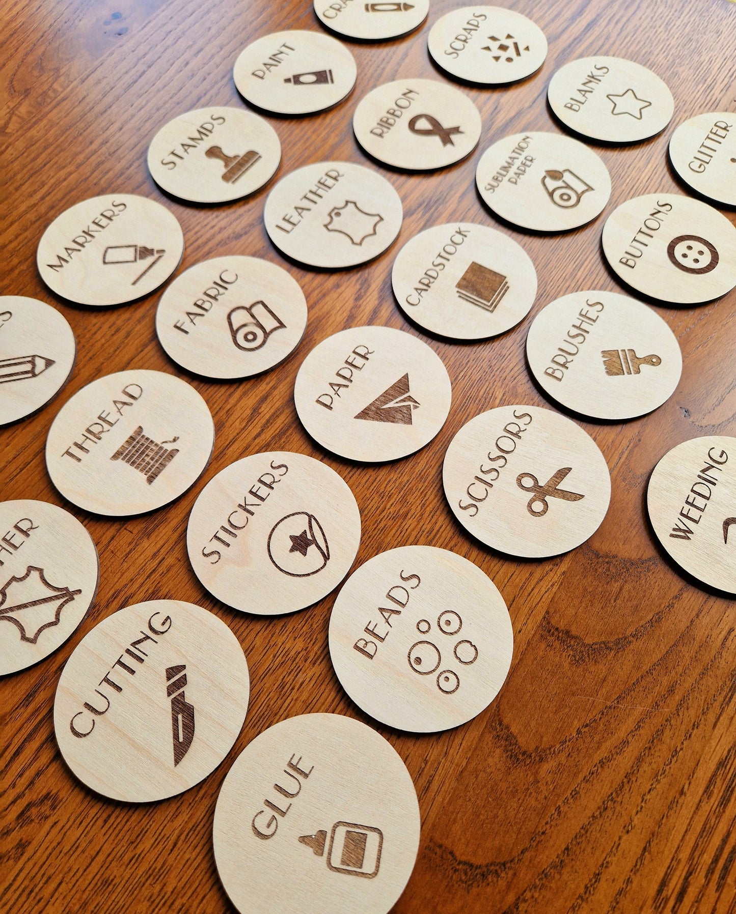 Craft Room Labels
