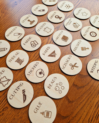 Craft Room Labels