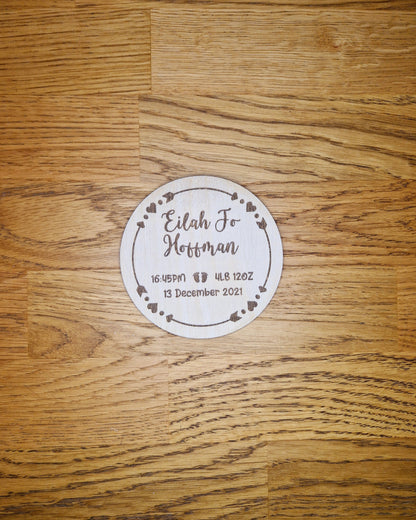 Personalised Birth Disc