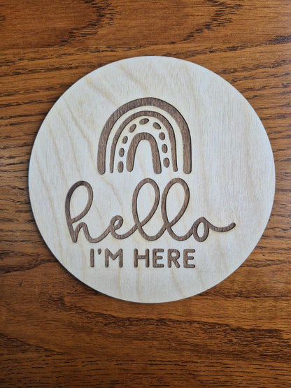 Hello I'm Here Birth Disc