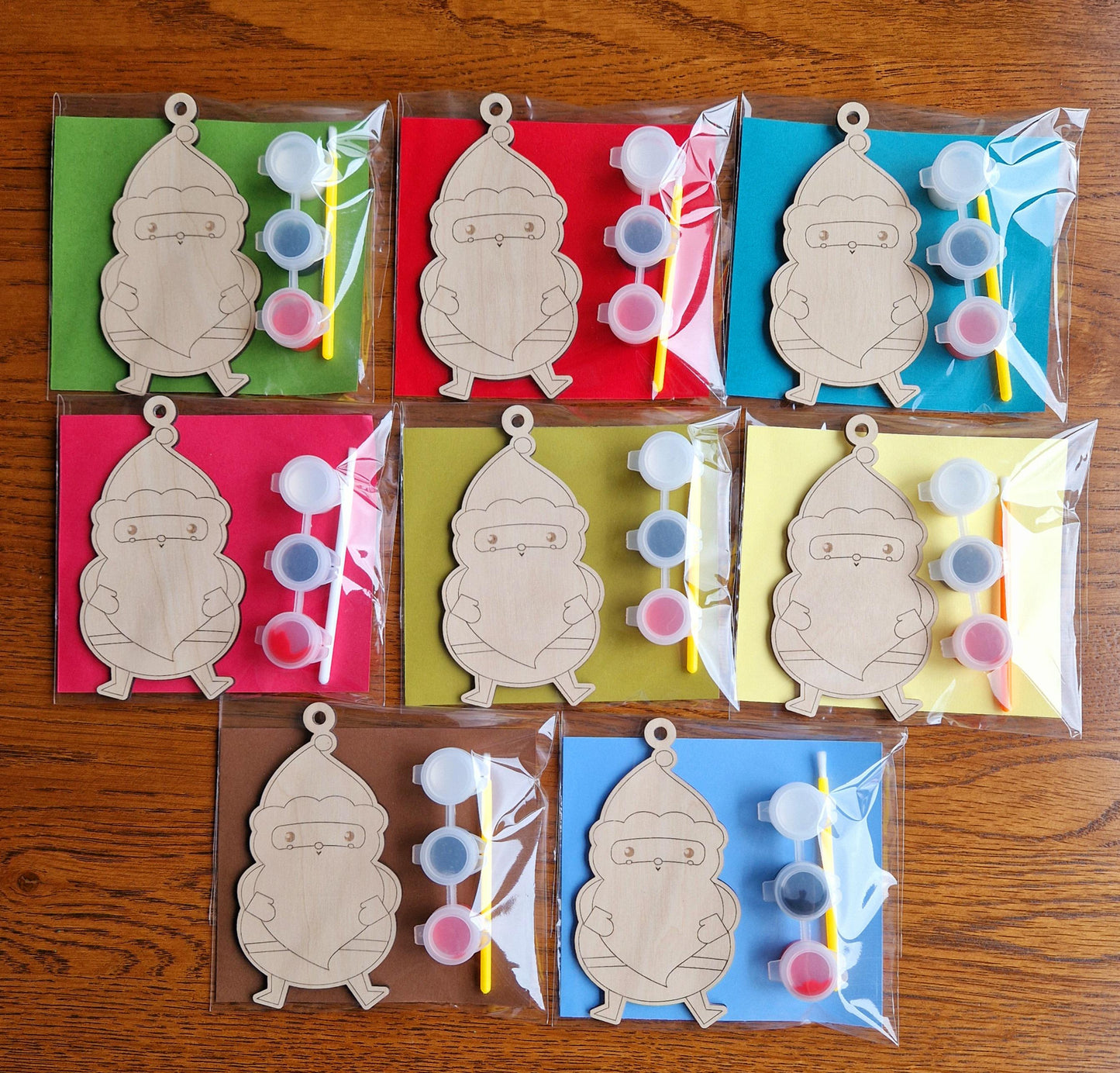 Paint Your Own Christmas Shapes