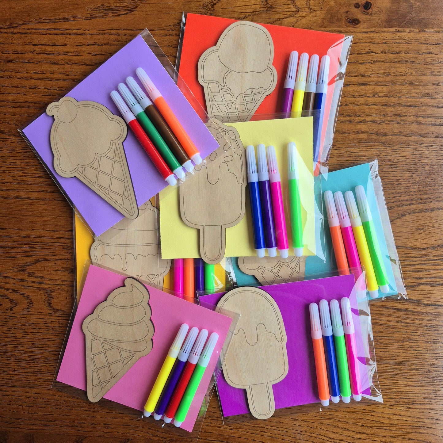 Colour Your Own Ice Cream