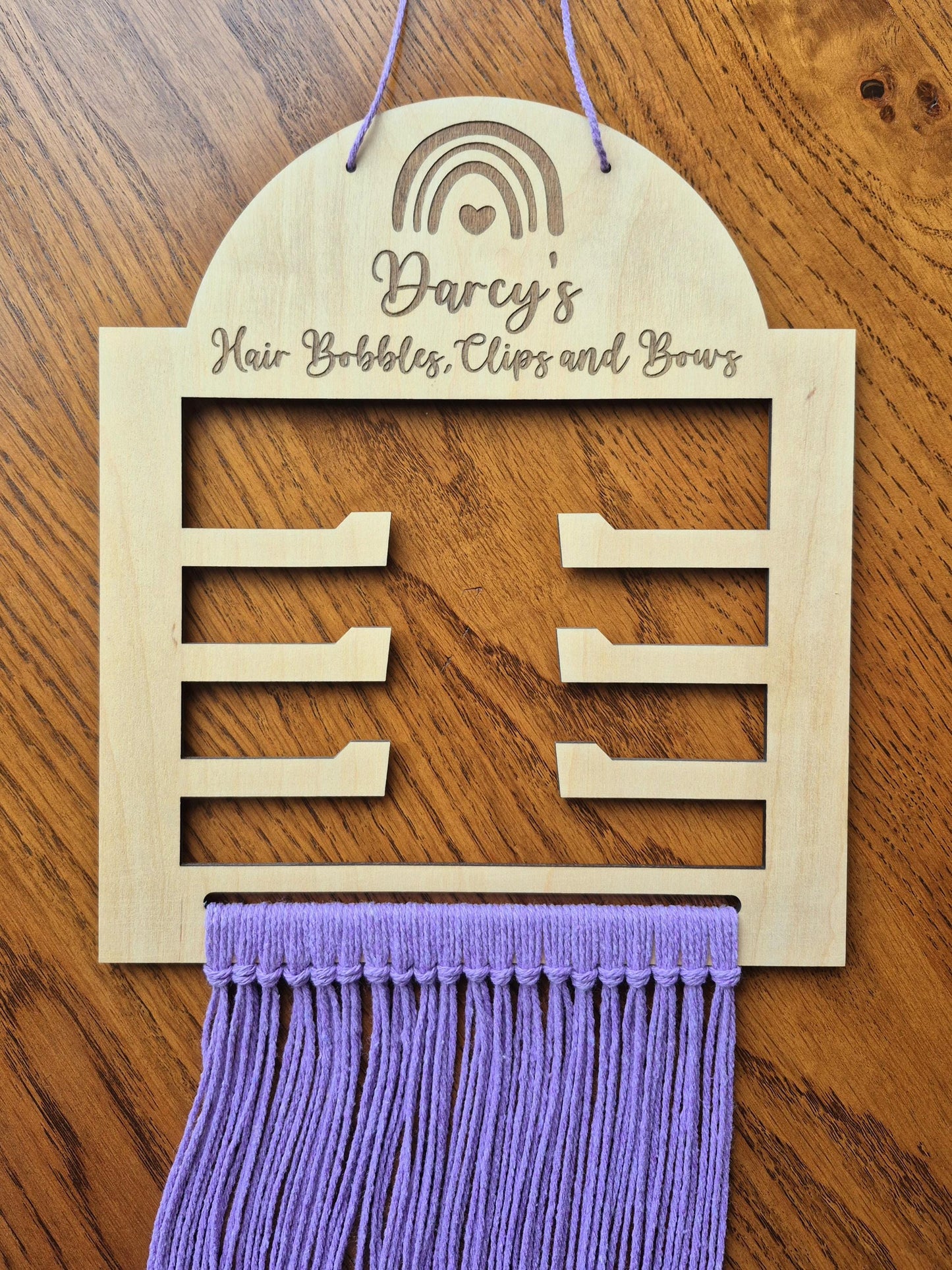 Rainbow Hair Bow Holder