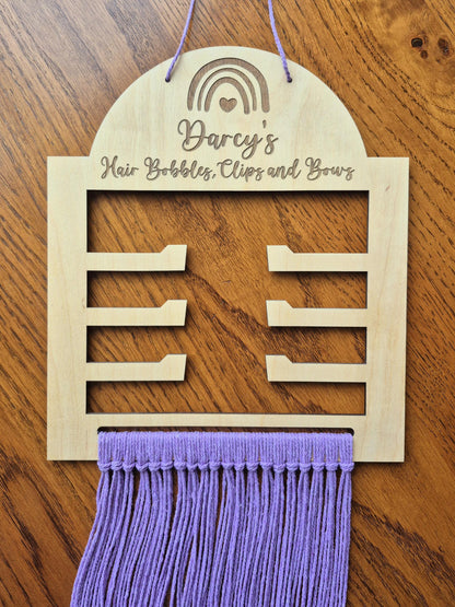 Rainbow Hair Bow Holder