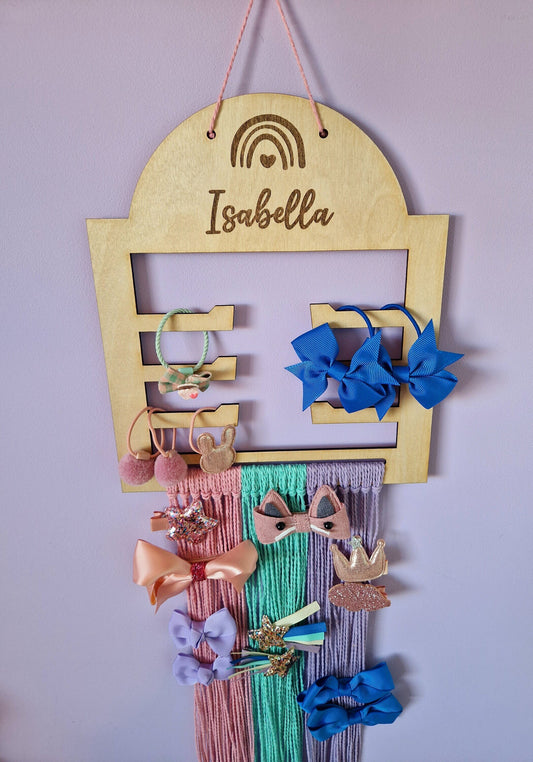 Rainbow Hair Bow Holder
