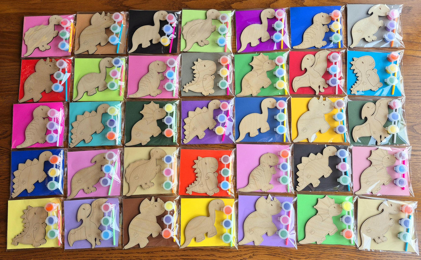 Paint Your Own Dinosaurs