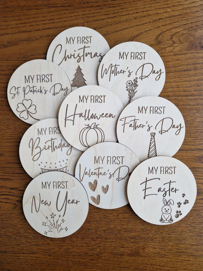 Baby Holiday First Milestones