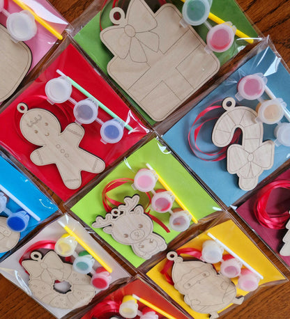 Paint Your Own Christmas Shapes
