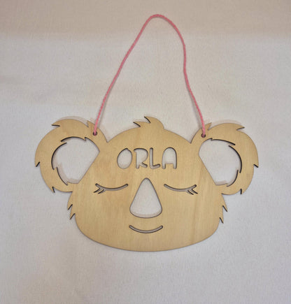 Personalised Koala Sign