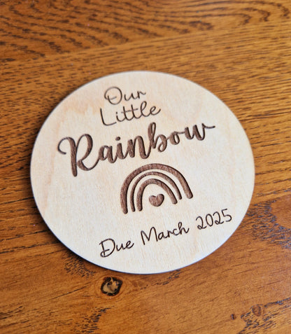 Our Rainbow Birth Disc