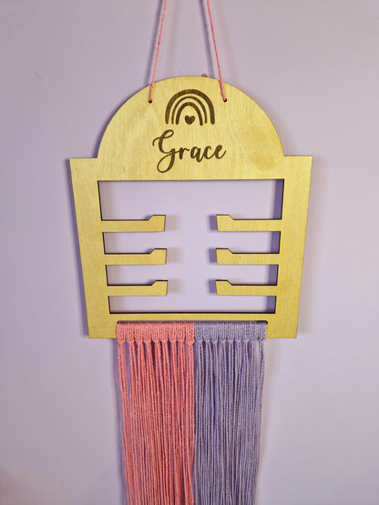 Rainbow Hair Bow Holder