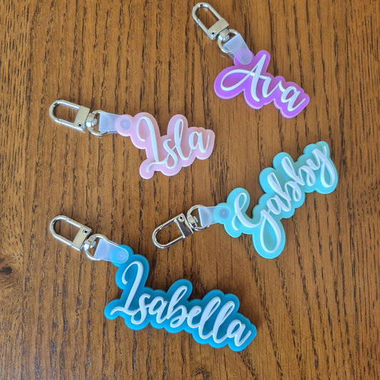 Name School Bag Tag