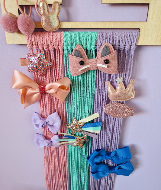 Rainbow Hair Bow Holder