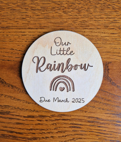 Our Rainbow Birth Disc