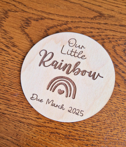 Our Rainbow Birth Disc