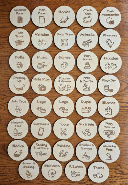 Toy Box Labels