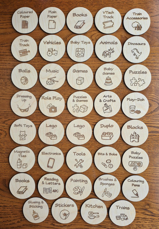 Toy Box Labels