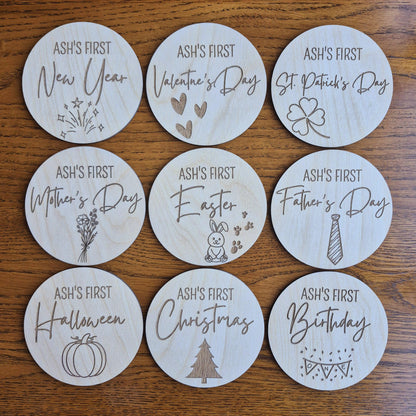 Baby Holiday First Milestones