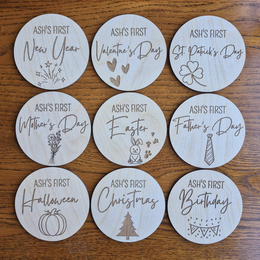 Baby Holiday First Milestones