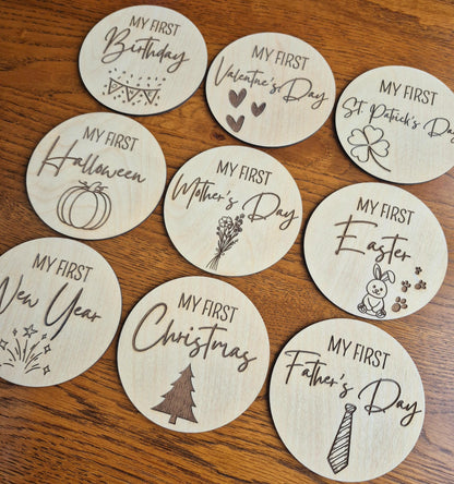 Baby Holiday First Milestones