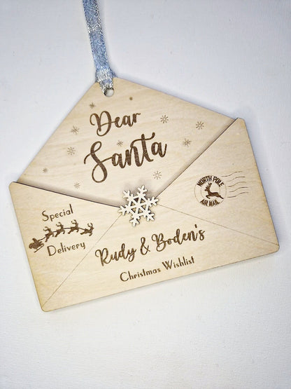 Letter To Santa Tree Decoration