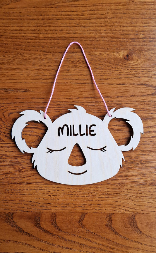 Personalised Koala Sign