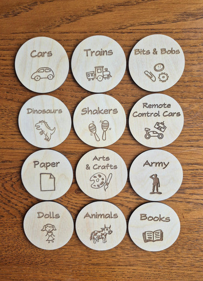 Toy Box Labels