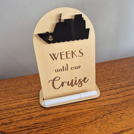 Cruise Countdown Plaque