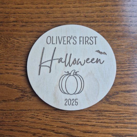 My First Halloween Pumpkin Disc