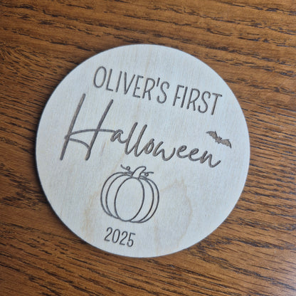 My First Halloween Pumpkin Disc