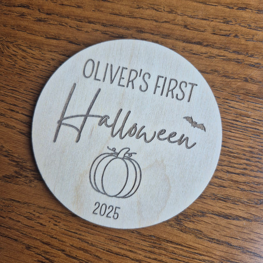 My First Halloween Pumpkin Disc