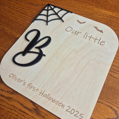 Our Little Boo Plaque