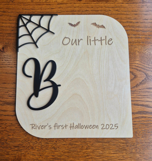 Our Little Boo Plaque